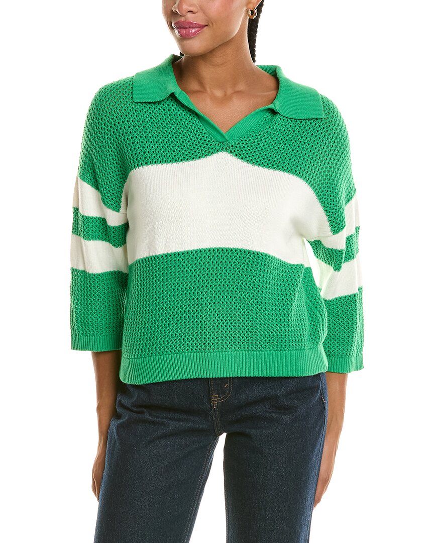 525 America Johnny Collar Mesh Rugby Sweater