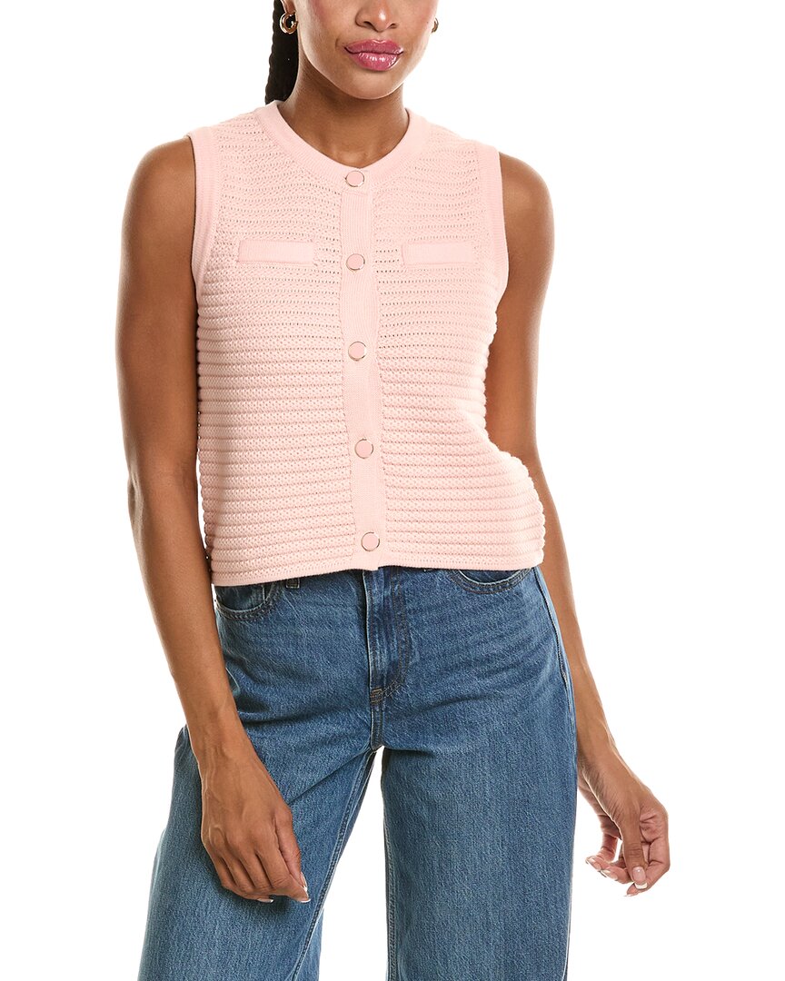 525 America Button Through Textured Vest