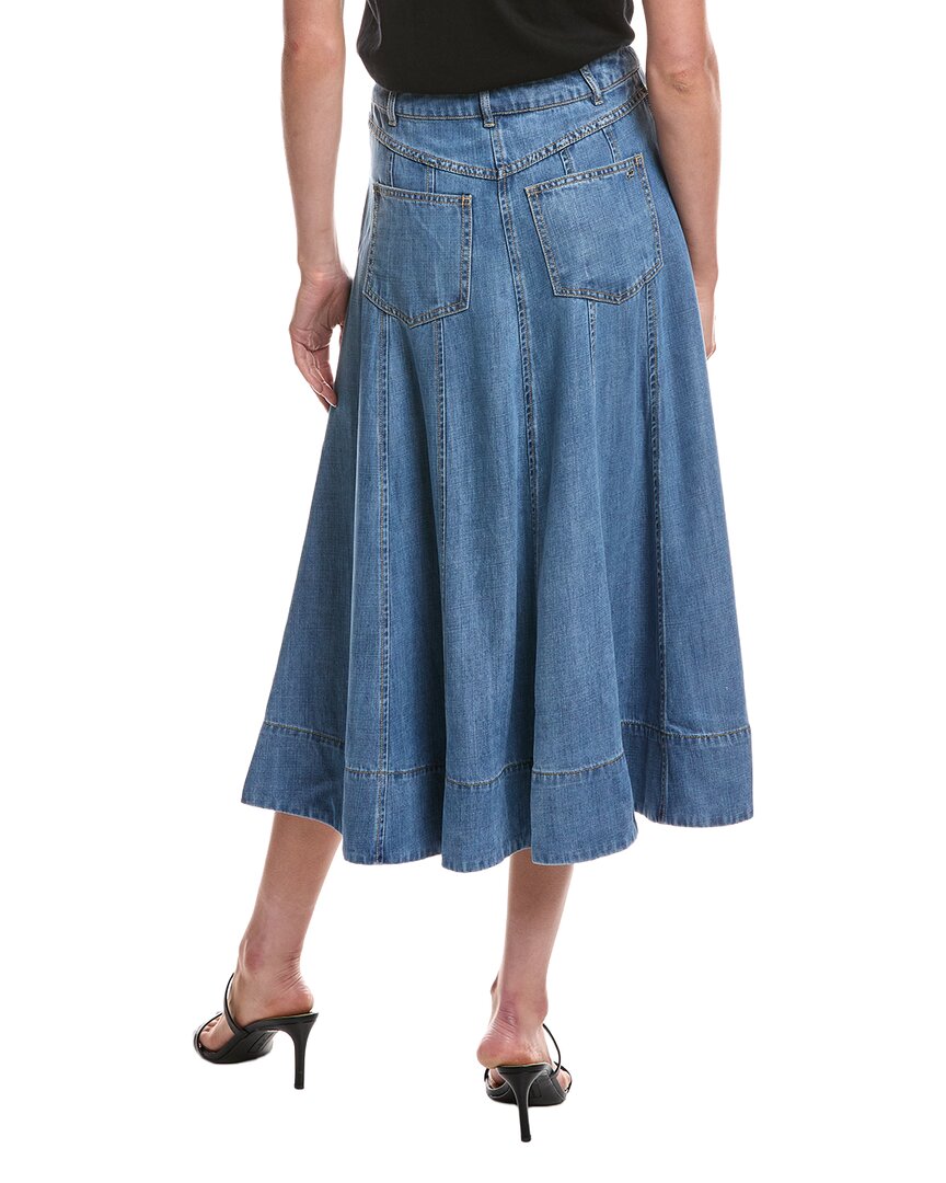 Cinq À Sept Mathilde Denim Maxi Skirt