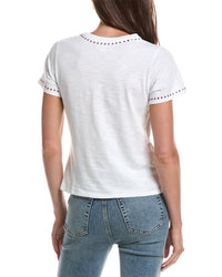 Cinq À Sept Heart Pocket Shrunken T-Shirt