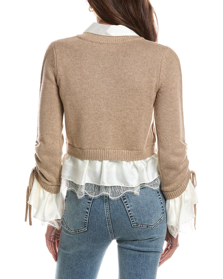 Cinq À Sept Milla Wool-Blend Pullover