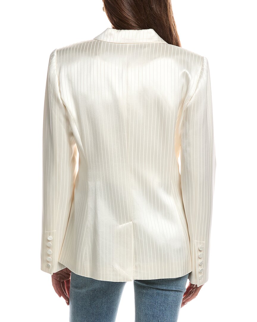 Cinq À Sept Georgia Satin Stripe Cheyenne Blazer