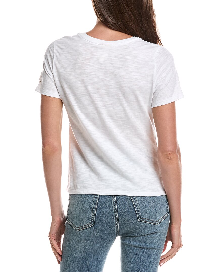 Cinq À Sept Amour Heart Chain Shrunken T-Shirt