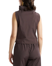 Natori Natori Techno Poplin Cowl Top