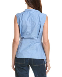 Natori Natori Techno Poplin Handkerchief Hem Shirt