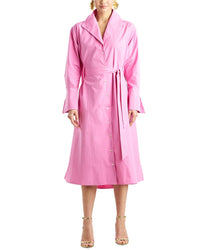 Natori Natori Tech Taffeta Tunnel Belted Trapeze Dress