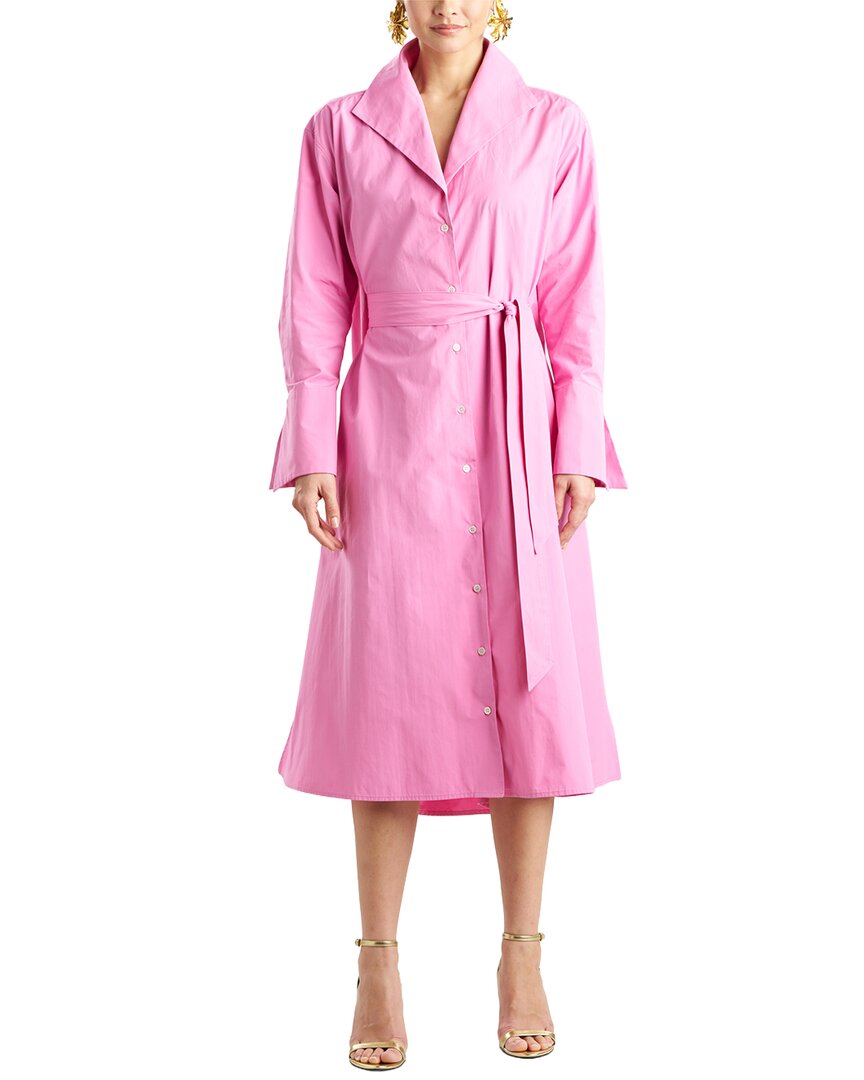 Natori Natori Tech Taffeta Tunnel Belted Trapeze Dress