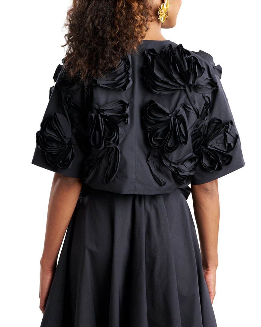 Natori Natori Tech Taffeta 3D Embroidered Bolero