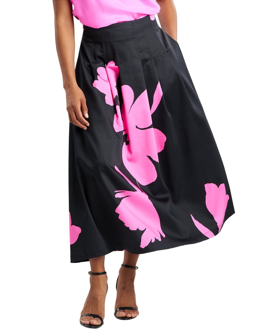 Natori Natori Peony Chino Pleated Skirt
