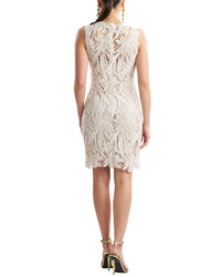 Natori Natori Crochet Lace Sheath Dress