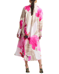 Natori Natori Orchid Poplin Oversized Shirtdress