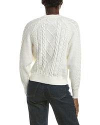 525 America 525 America Raglan Cable Cardigan