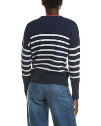 525 America 525 America Stripe Crewneck Linen-Blend Pullover