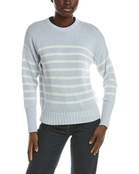 525 America 525 America Stripe Crewneck Linen-Blend Pullover