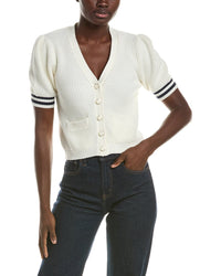 525 America 525 America Elbow Puff Sleeve Blouse