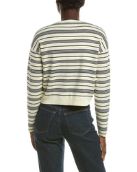 525 America 525 America Stripe Drop Shoulder Henley
