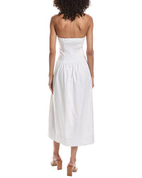 Bernardo Bernardo Linen-Blend Halter Midi Dress