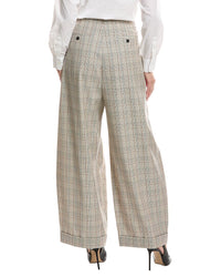 Hugo Boss Hugo Boss Telda1 Wool-Blend Pant
