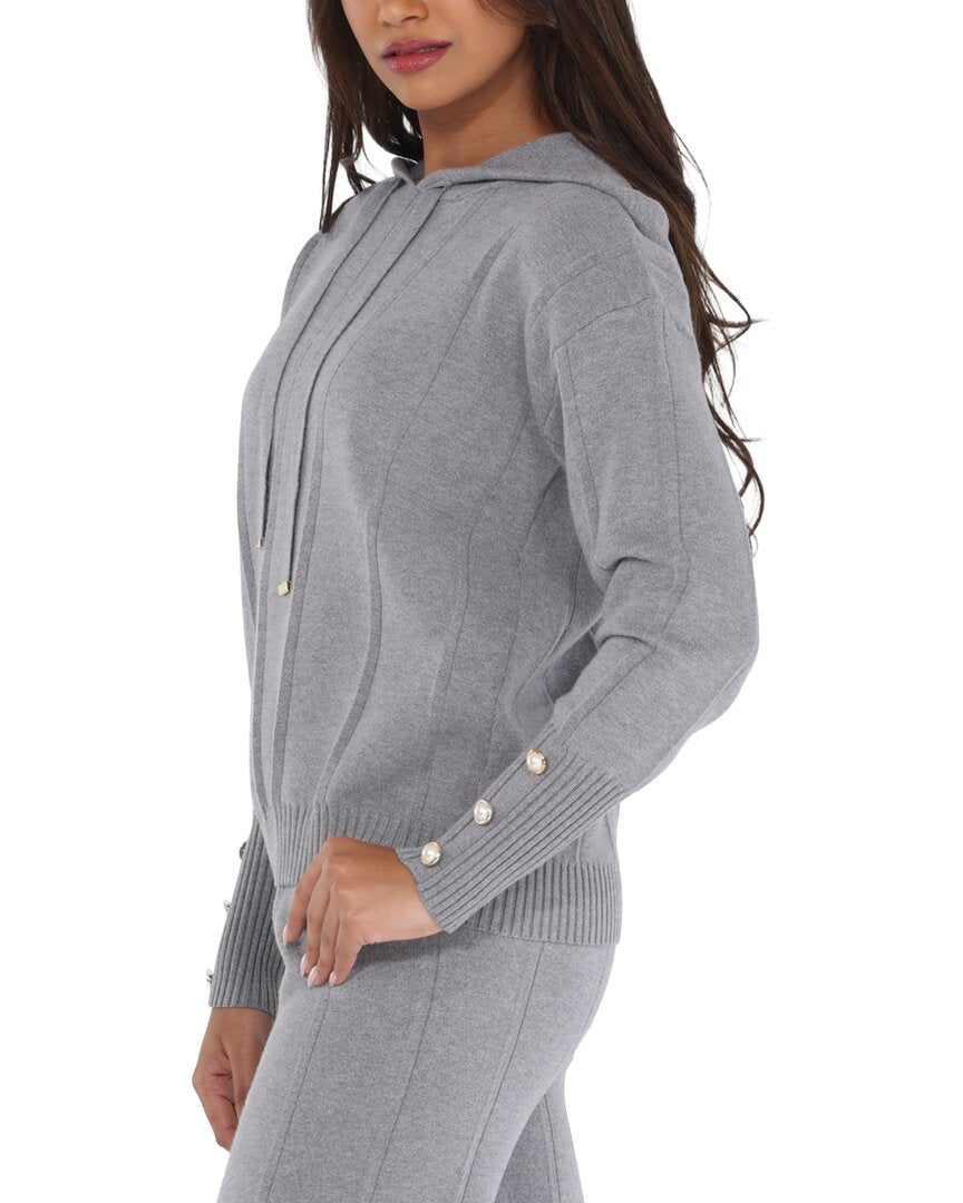 Rain + Rose Hoodie Sweater