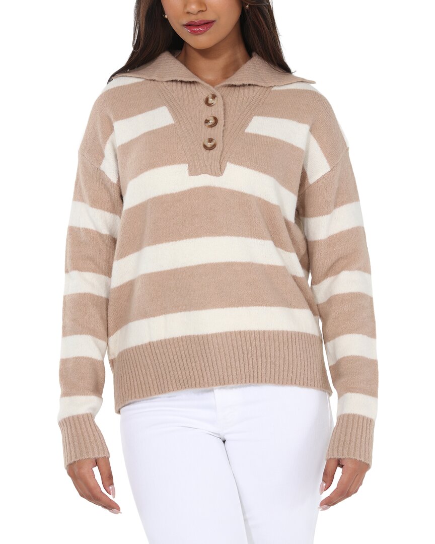 Rain + Rose Rain + Rose Polo Sweater