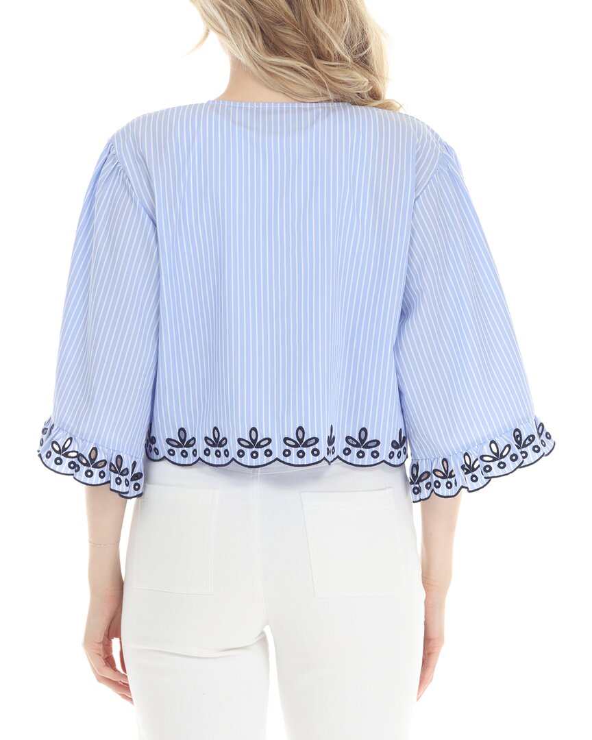Rain + Rose Elbow Sleeve Top