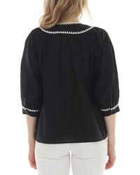 Rain + Rose Rain + Rose 3/4 Sleeve Top