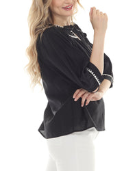 Rain + Rose Rain + Rose 3/4 Sleeve Top