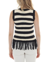 Rain + Rose Rain + Rose Crew Neck Tank Sweater