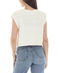 Rain + Rose Rain + Rose Cap Sleeve Cardigan