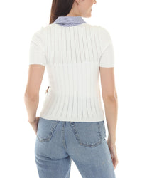 Rain + Rose Rain + Rose Short Sleeve Pullover