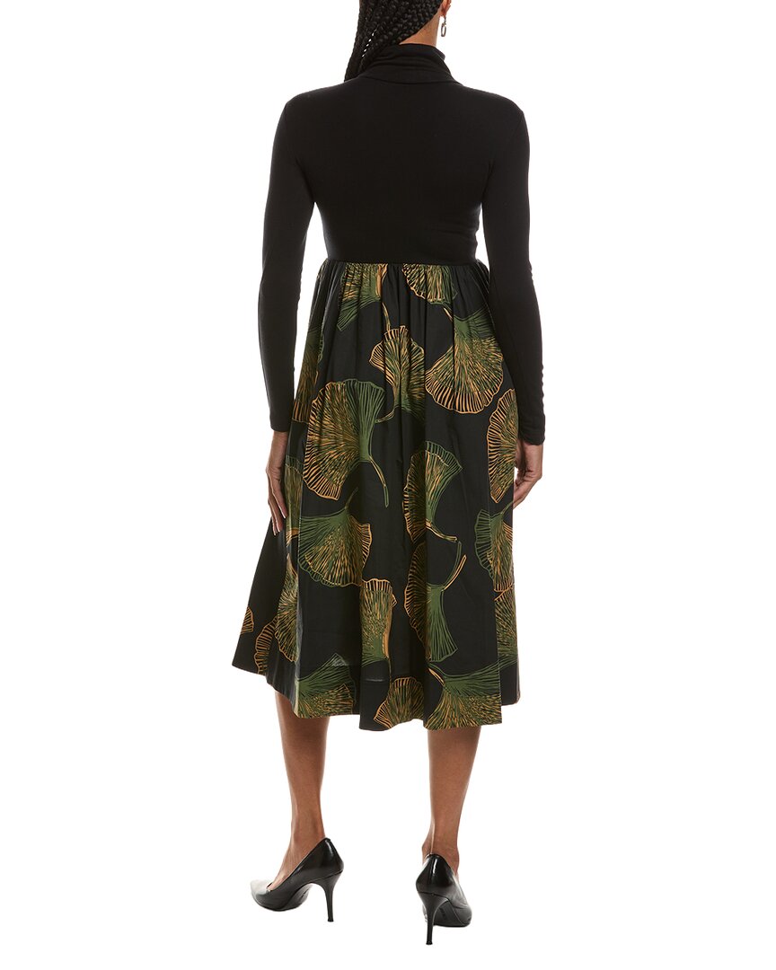 Diane Von Furstenberg Selena Turtleneck Wool-Blend Midi Dress