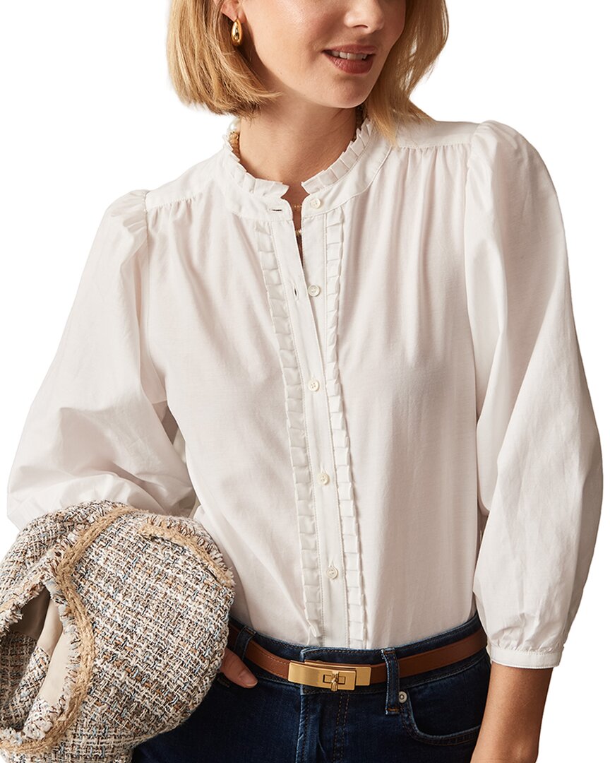 J.McLaughlin J.Mclaughlin Josette Silk-Blend Blouse