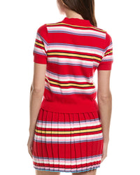 Colette Rose Short Sleeve Polo Sweatshirt