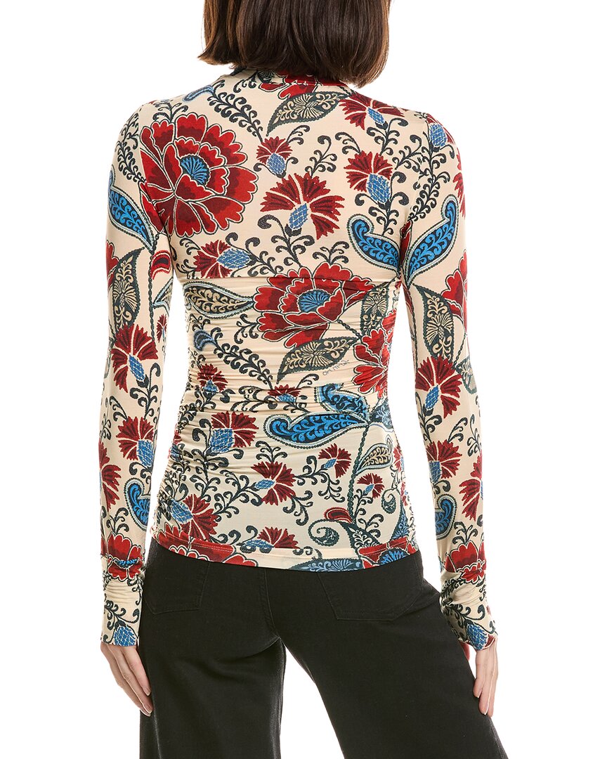 FARM Rio Farm Rio Francesca Sand Jersey Blouse