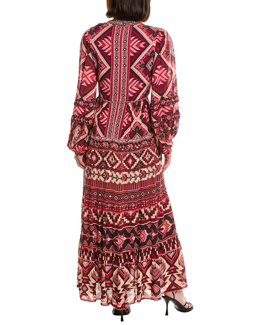 FARM Rio Farm Rio Graphic Ainika Red Maxi Dress
