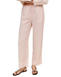 Bella Dahl Wide Hem Drawstring Linen-Blend Pant