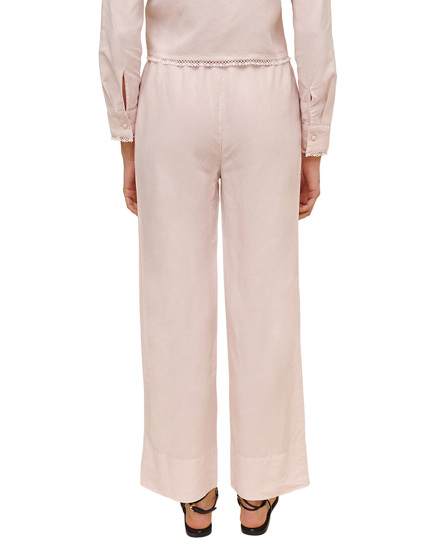Bella Dahl Wide Hem Drawstring Linen-Blend Pant
