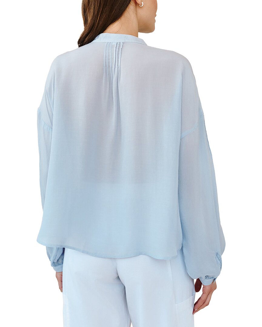 Bella Dahl Drop-Shoulder Pintuck Shirt