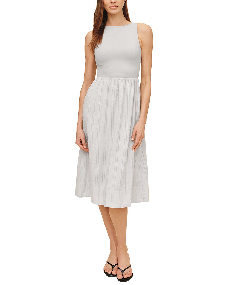 Bella Dahl Mixed Crewneck Midi Dress