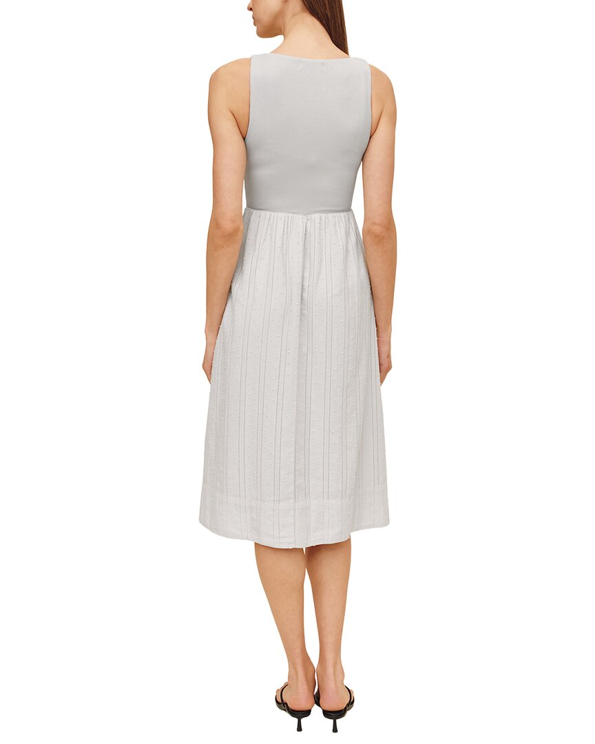 Bella Dahl Mixed Crewneck Midi Dress