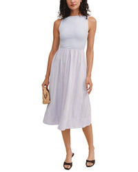 Bella Dahl Bella Dahl Mixed Crewneck Midi Dress