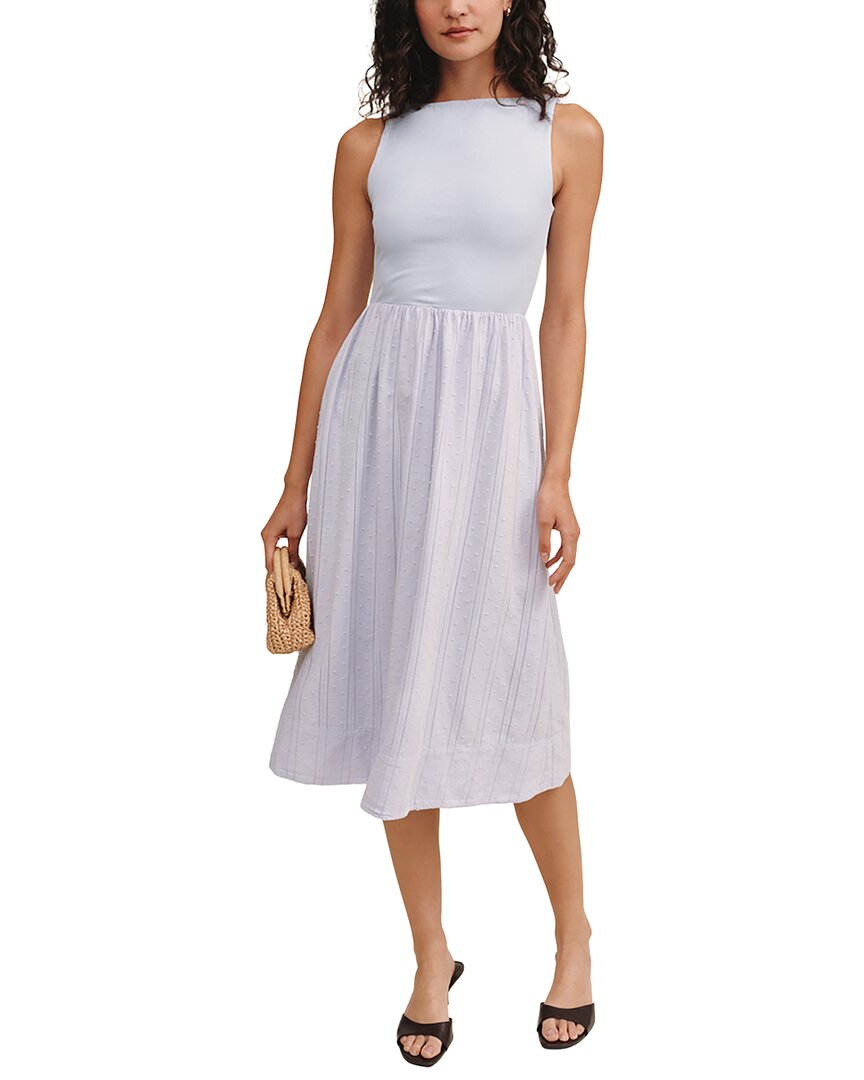 Bella Dahl Bella Dahl Mixed Crewneck Midi Dress