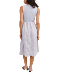 Bella Dahl Bella Dahl Mixed Crewneck Midi Dress