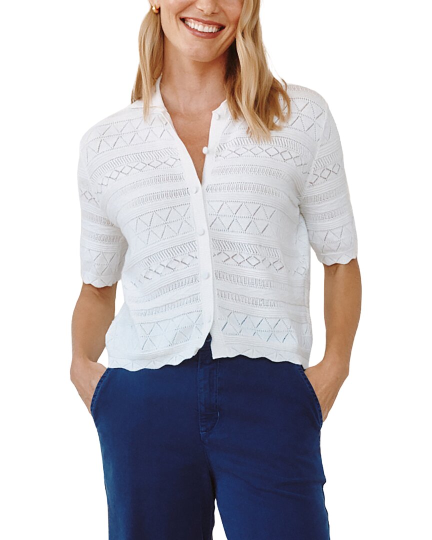 Bella Dahl Button-Down Wool-Blend Sweater