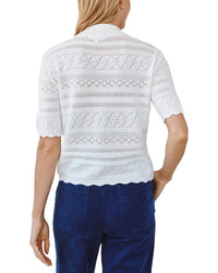 Bella Dahl Button-Down Wool-Blend Sweater