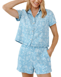 Bella Dahl Pocket Button-Down Shirt