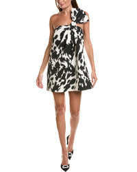 Oscar de la Renta Oscar De La Renta Cow Print Cocktail Dress