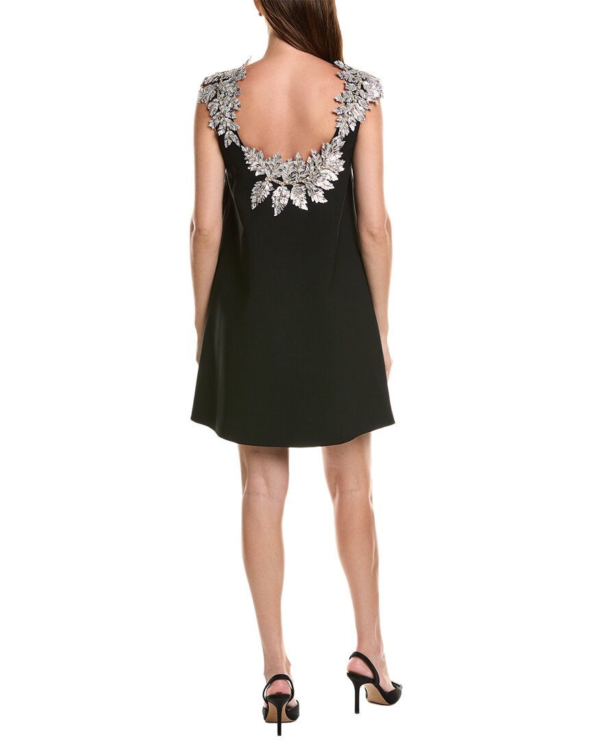 Oscar de la Renta Oscar De La Renta Double Face Silk-Lined Wool-Blend Cocktail Dress