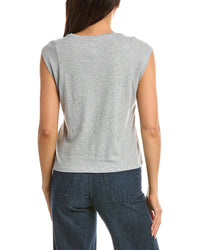 T Tahari T Tahari Extended Shoulder Crewneck Sweater