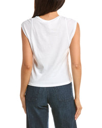 T Tahari T Tahari Extended Shoulder Crewneck Sweater